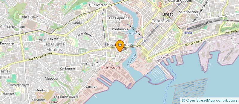 localisation de l'entreprise ALVC à BREST