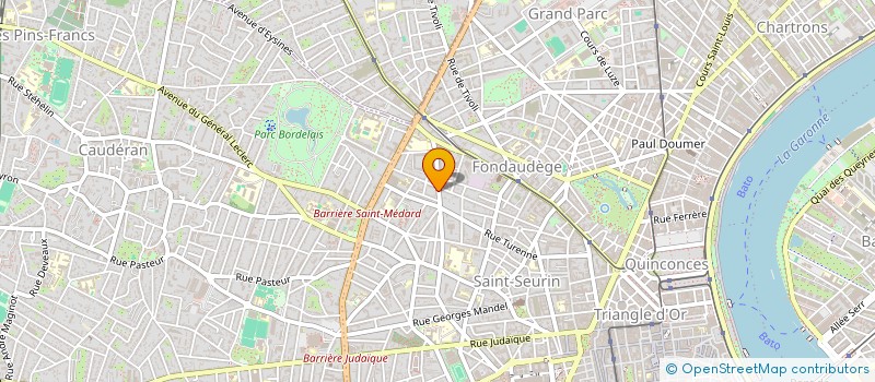 localisation de l'entreprise ALVEA à BORDEAUX
