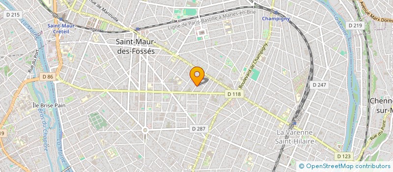 localisation de l'entreprise ALVEA COM+ à SAINT-MAUR-DES-FOSSES