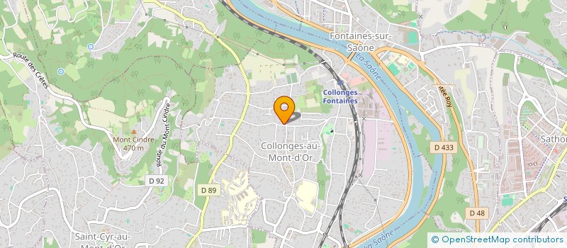 localisation de l'entreprise ALVEARIUM INVEST  COLLONGES-AU-MONT-D'OR