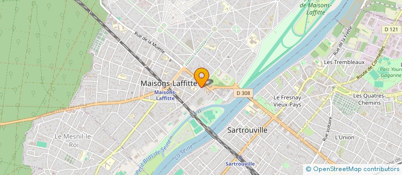 localisation de l'entreprise ALVEO CONSEIL à MAISONS-LAFFITTE