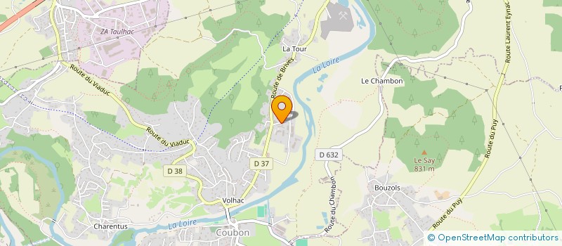 localisation de l'entreprise ALVEOL'IN  COUBON