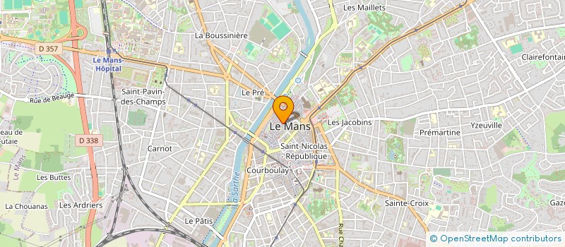 localisation de l'entreprise ALVEOLE à LE MANS