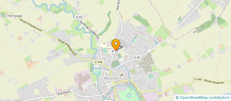 localisation de l'entreprise ALVEOLE FRANCE  MERVILLE