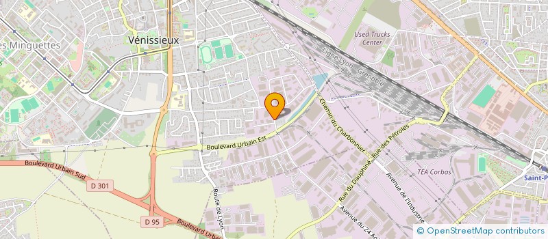 localisation de l'entreprise ALVEOTEC  VENISSIEUX