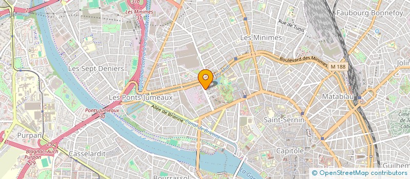 localisation de l'entreprise ALVER BATIMENT à TOULOUSE