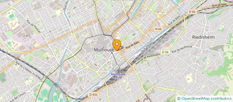 localisation de l'entreprise ALVERSON COIFFURE  MULHOUSE