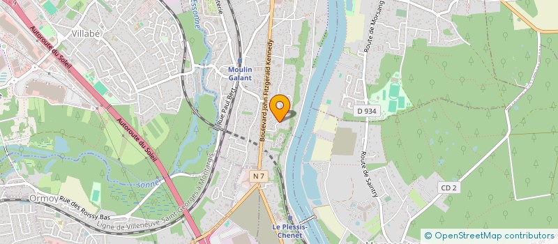 localisation de l'entreprise ALVES à CORBEIL-ESSONNES