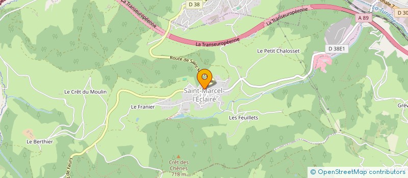 localisation de l'entreprise ALVES  SAINT-MARCEL-L'ECLAIRE