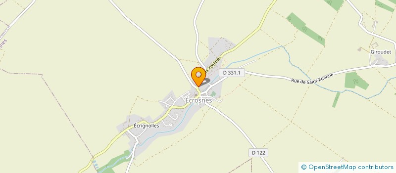 localisation de l'entreprise ALVES COUVERTURE à ECROSNES