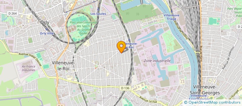 localisation de l'entreprise ALVES EPC à VILLENEUVE-LE-ROI