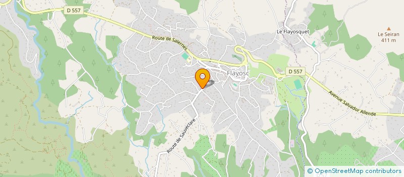 localisation de l'entreprise ALVES ET FILS BATIMENT  FLAYOSC