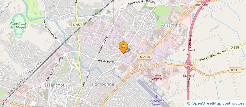 localisation de l'entreprise ALVES FRERES  MONTAUBAN