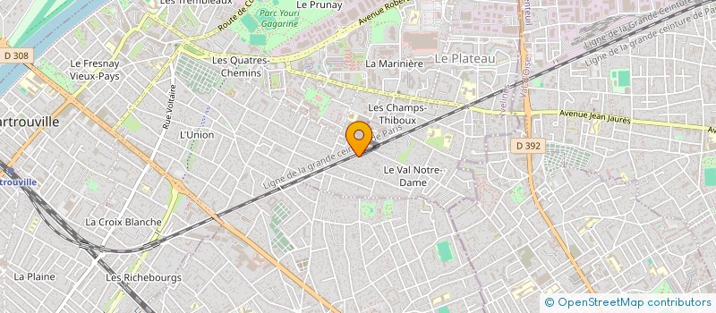 localisation de l'entreprise ALVES & GRILO  SARTROUVILLE