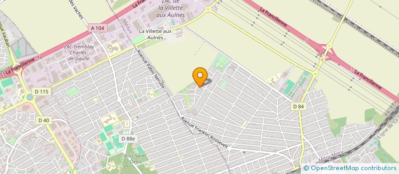 localisation de l'entreprise ALVES LAETITIA  MITRY-MORY