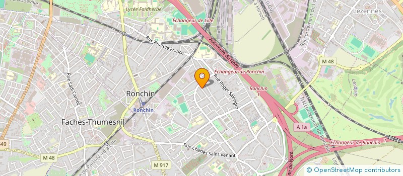 localisation de l'entreprise ALVES MOREIRA AUTOS  RONCHIN