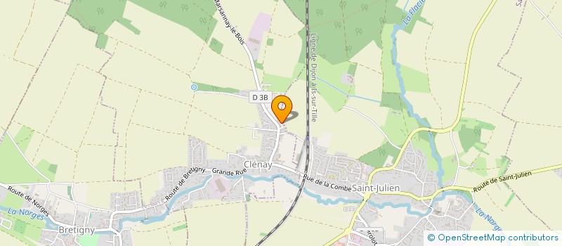 localisation de l'entreprise ALVES MOTORSPORT  CLENAY