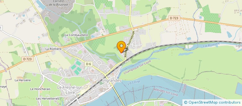 localisation de l'entreprise ALVES NJ à INGRANDES-LE-FRESNE-SUR-LOIRE