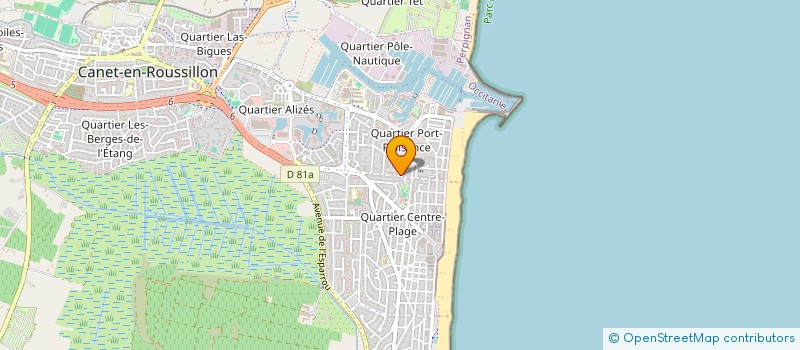 localisation de l'entreprise ALVES PEREIRA - ESPINAS INDIVISION  CANET-EN-ROUSSILLON