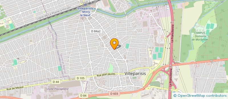 localisation de l'entreprise ALVES PEREIRA FERMETURES à VILLEPARISIS