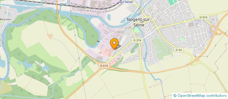 localisation de l'entreprise ALVES REI  NOGENT-SUR-SEINE