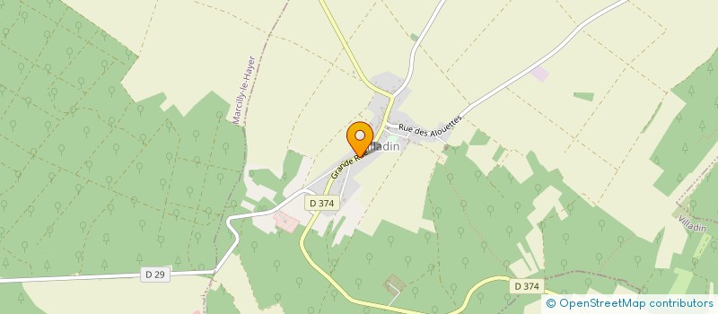 localisation de l'entreprise ALVES-REI IMMO  VILLADIN