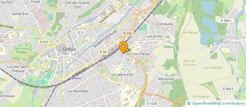 localisation de l'entreprise ALVES RENOVATION à DREUX