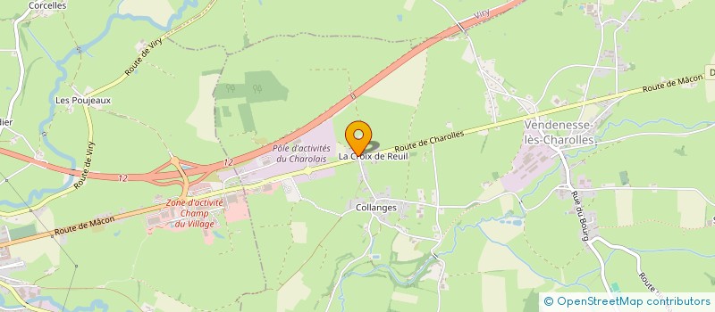 localisation de l'entreprise ALVES TERRIER  VENDENESSE-LES-CHAROLLES