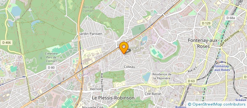 localisation de l'entreprise ALVES TM à CLAMART