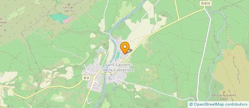 localisation de l'entreprise ALVES TRAVAUX AGRICOLES à SAINT-LAURENT-DE-LA-CABRERISSE