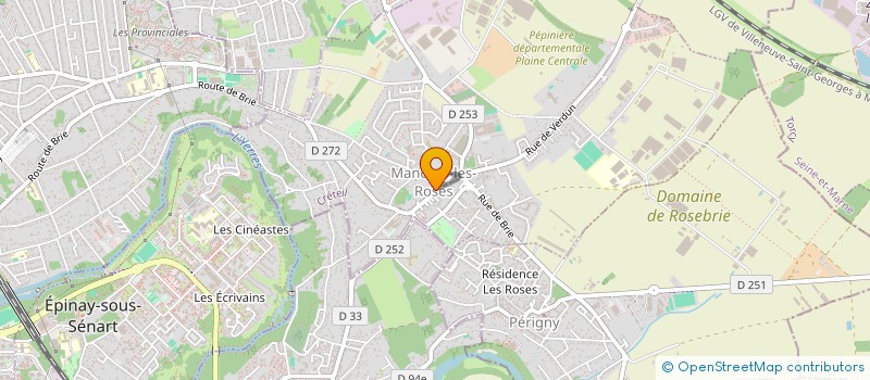 localisation de l'entreprise ALVES VIERRA MARTIN FACADE  MANDRES-LES-ROSES