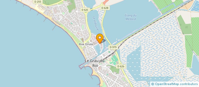 localisation de l'entreprise ALVI  LE GRAU-DU-ROI