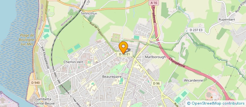 localisation de l'entreprise ALVI à WIMILLE