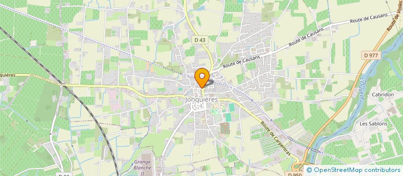 localisation de l'entreprise ALVI à JONQUIERES