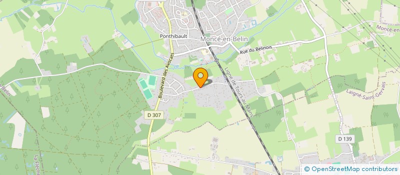 localisation de l'entreprise ALVI  MONCE-EN-BELIN