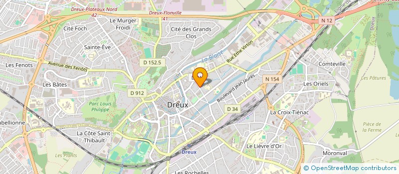 localisation de l'entreprise ALVI à DREUX