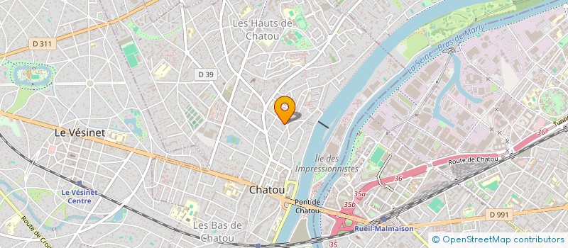 localisation de l'entreprise ALVIA  CHATOU