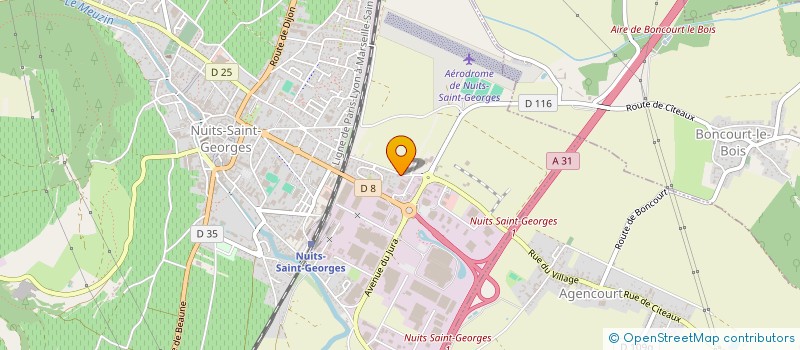 localisation de l'entreprise ALVIC à NUITS-SAINT-GEORGES