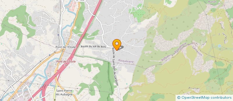 localisation de l'entreprise ALVICA  ROQUEVAIRE