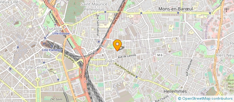 localisation de l'entreprise ALVICESE à LILLE