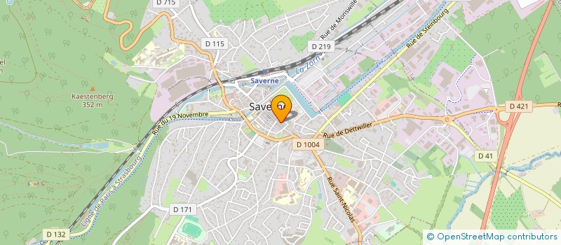 localisation de l'entreprise ALVICH à STRASBOURG