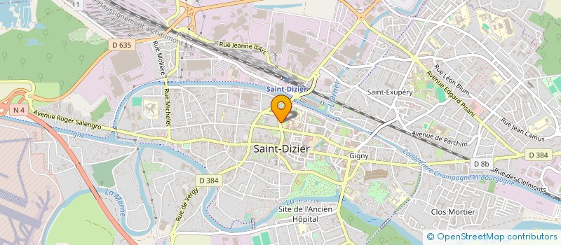 localisation de l'entreprise ALVICO à SAINT-DIZIER