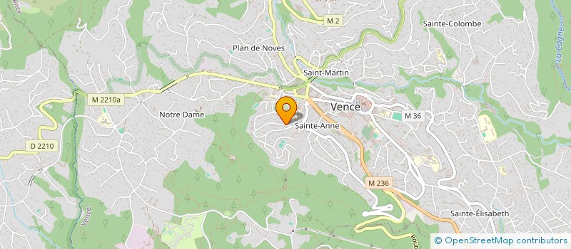 localisation de l'entreprise ALVIE  VENCE