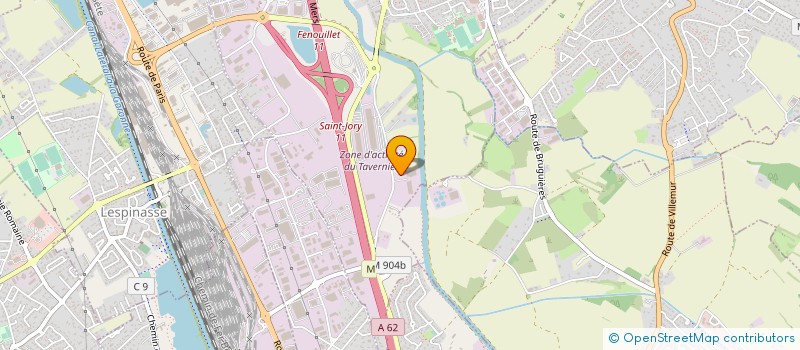 localisation de l'entreprise ALVIGNE  BRUGUIERES