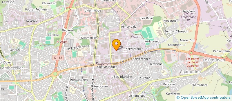 localisation de l'entreprise ALVIK à BREST