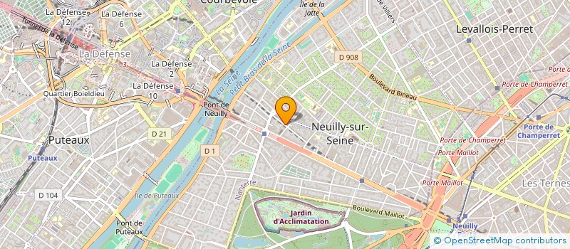 localisation de l'entreprise ALVIMMO à NEUILLY-SUR-SEINE