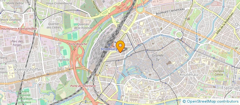 localisation de l'entreprise ALVIN à STRASBOURG