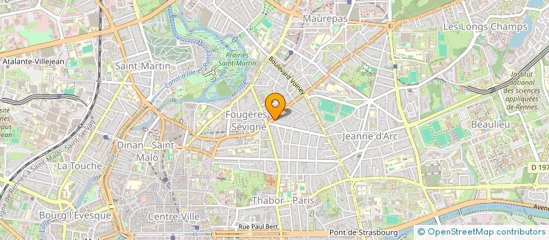 localisation de l'entreprise ALVIN ELECPLUS  RENNES