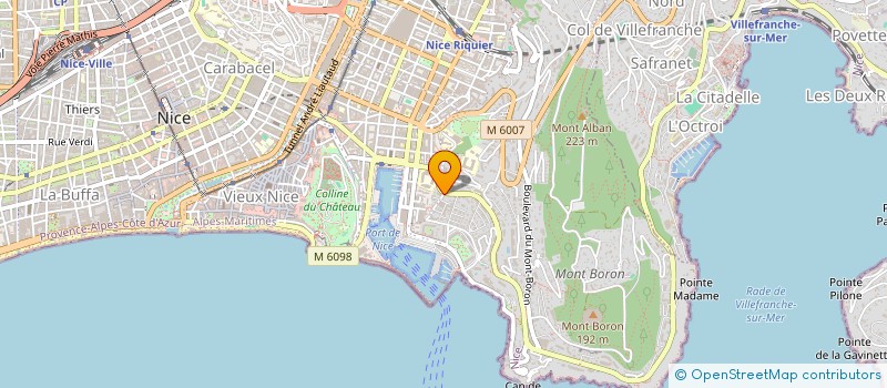 localisation de l'entreprise ALVIN'S à NICE