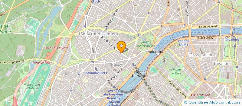 localisation de l'entreprise ALVINA  PARIS